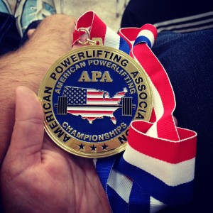 APA Raw Nationals 2014 165# 1st Place
